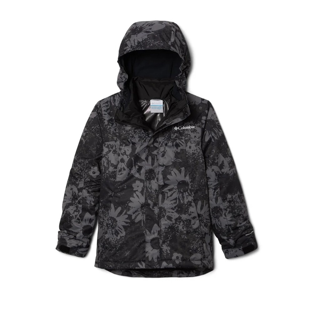 Columbia Whirlbird II Interchange‎ Jacket Youth L Floral Grey Black WG1119-015